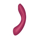 Wibrator Curvy Trinity 1 Red - 2 silniki, fale ciśnienia Air Pulse i wibracja punktu G, długość 17,5 cm - 7