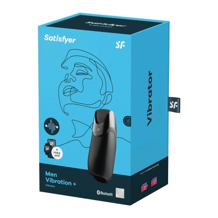 Masturbator Men Vibration+ Connect App z aplikacją i stymulacją żołędzi, 15 cm - 1