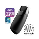 Masturbator Men Vibration+ Connect App z aplikacją i stymulacją żołędzi, 15 cm - 5