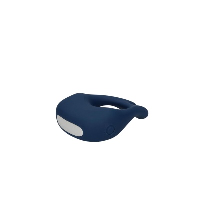Pointed Vibrating Cock Ring - Baltic Blue - 1 2