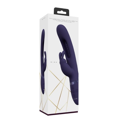 Mika - Triple Rabbit with G-Spot Flapping - Purple - 1 2
