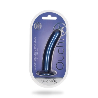 Smooth Silicone G-Spot Dildo - 6'' / 14,5 cm - 1 2