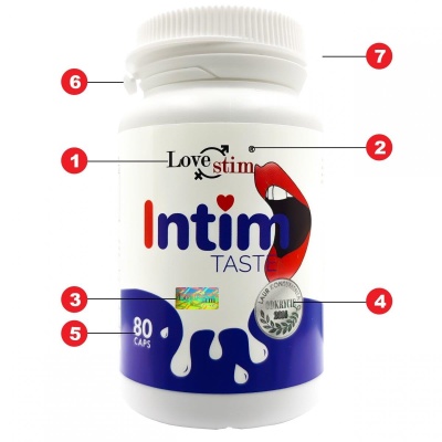 Supl.diety- INTIM TASTE 80 caps - 1 2