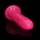 Slim Realistic Dildo with Suction Cup - Glow in the Dark - 9'' / 22,5 cm - 4