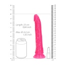 Slim Realistic Dildo with Suction Cup - Glow in the Dark - 9'' / 22,5 cm - 5