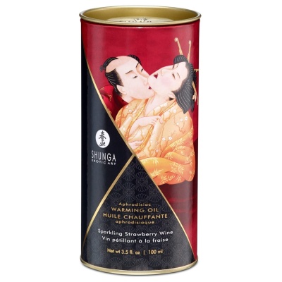 Warming Oil Sparkling Strawberry Wine - 1 2