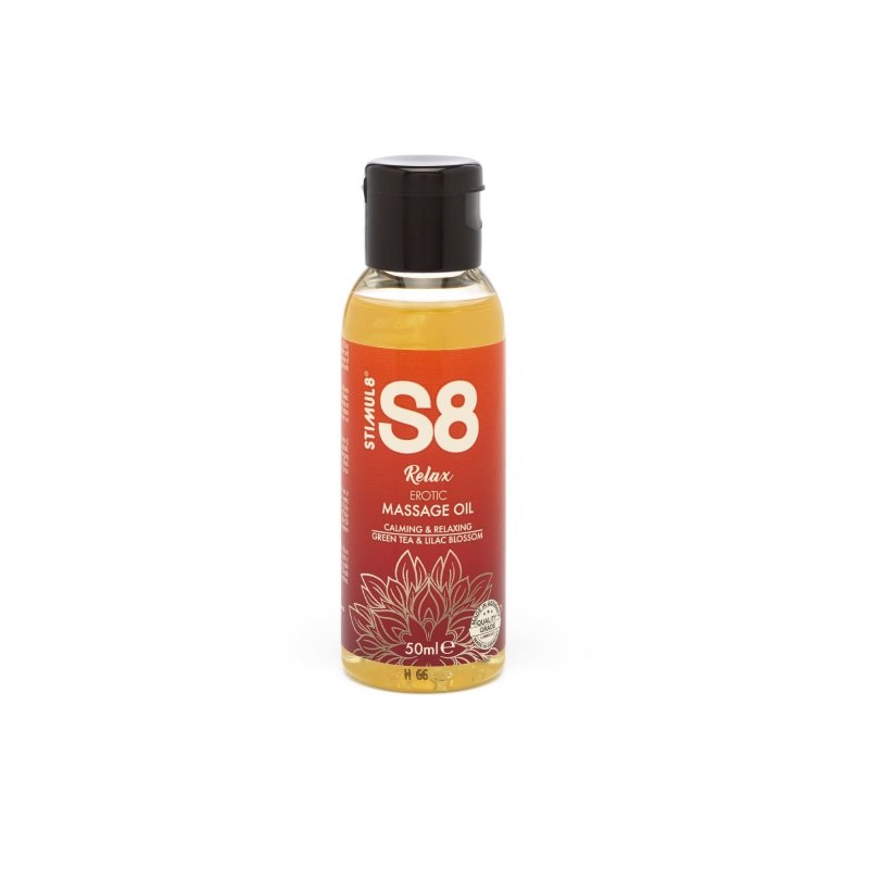 S8 Massage Oil 50ml Green Tea & Lilac Blossom - 1