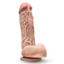 Dildo realistyczne z jądrami Mr. D - przyssawka i uprząż, 21,6 cm - 2