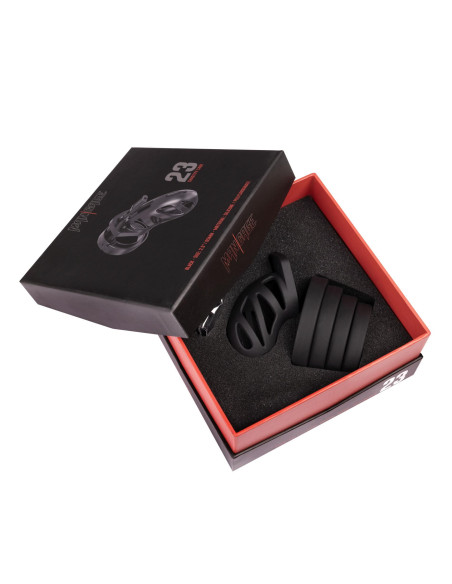 Model 23 - Chastity Cage - 2.5'' / 6,5 cm - Black