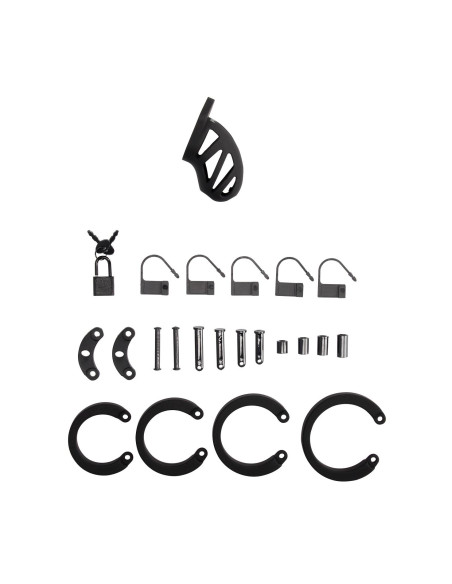 Model 23 - Chastity Cage - 2.5'' / 6,5 cm - Black