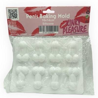 Foremka Kinky Pleasure do lodu w kształcie penisa na wieczór panieński - 1 2
