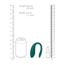 Wibrator dla par Couple Toy ze zdalnym sterowaniem, 2 silniki, średnica 2 cm, długość wprowadzania 7,9 cm - 10