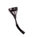 Open Mouth Gag Head Harness with Funnel - Black - 4