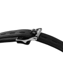 Open Mouth Gag Head Harness with Funnel - Black - 7