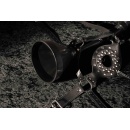 Open Mouth Gag Head Harness with Funnel - Black - 12
