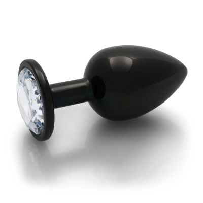 Round Gem Butt Plug - Large - 1