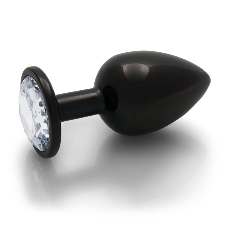 Round Gem Butt Plug - Large - 1