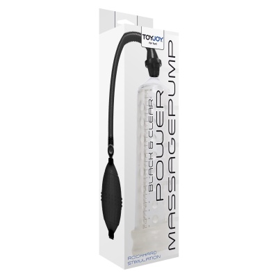Pompa próżniowa Power Massage Pump with Sleeve – 23 cm, z żelową wkładką - 1 2