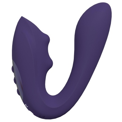VIVE - Yuki - Rechargeable Dual Motor - G-Spot Vibrator with Massaging Beads - Purple - 1