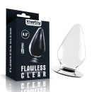 Przezroczysty korek analny Flawless Clear 11,5 cm x 6 cm - 1