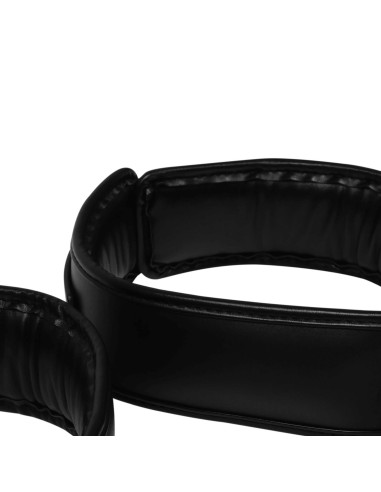 Hand and Thigh Cuffs Set - Black