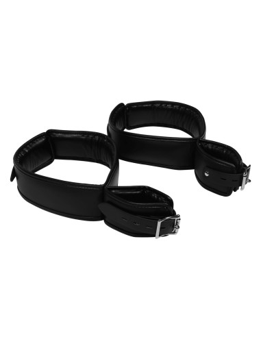 Hand and Thigh Cuffs Set - Black
