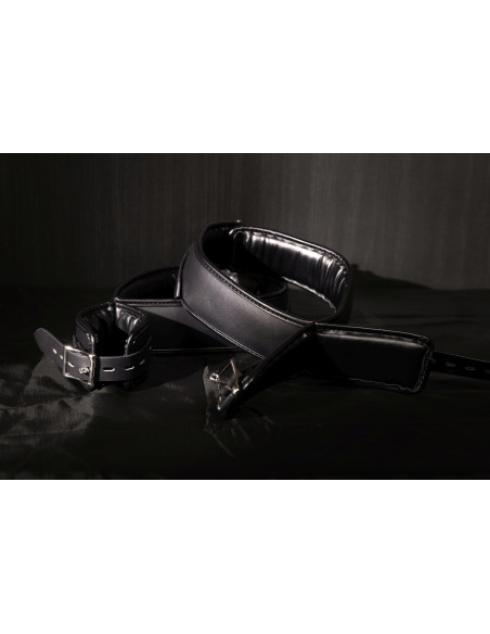 Hand and Thigh Cuffs Set - Black