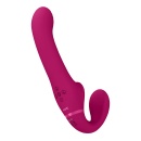 Strap-on bez uprzęży Ai Dual - 3 silniki, fala powietrzna, długość wkładana 14,5 cm - 4