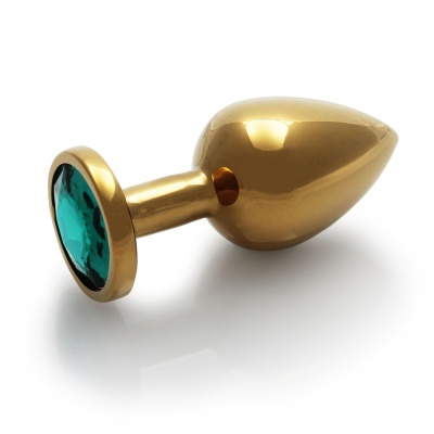 Round Gem Butt Plug - Medium - 1