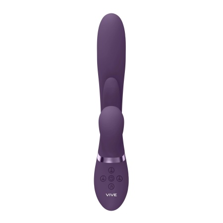 Wibrator wielofunkcyjny Vive Kura z trzema silnikami NG F1, stymulacją punktu G i łechtaczki, 24,9 cm - 5