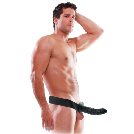 Strap-On Hollow FFS 8 z regulowanym pasem, długość 20 cm - 6