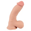 Dildo Nature Skin NS 20 z ruchomą warstwą skóry i przyssawką, 19,9 cm - 6