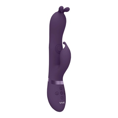 Gada - Vibrating Bunny Ear G-Spot Rabbit with Pulse Wave Shaft - 1