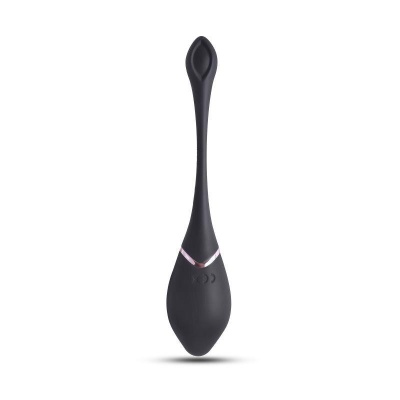 Wibrujące jajeczko Ovulo Vibrante Senza Fili 17 cm czarny - 1 2