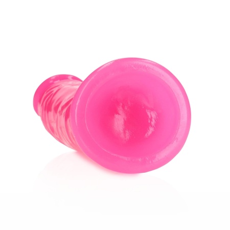 Dildo Realistyczne Slim z Przyssawką Świecące w Ciemności - TPE, 15,5 cm, Ø 3 cm - 3