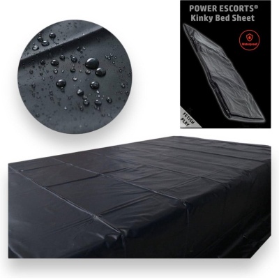 Prześcieradło Kinky BR190 160x227 cm Czarne - 1 2