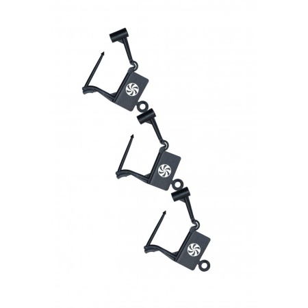 Pas cnoty Romello Black - silikon, regulacja i otwory higieniczne, średnica wewnętrzna 3 cm - 5