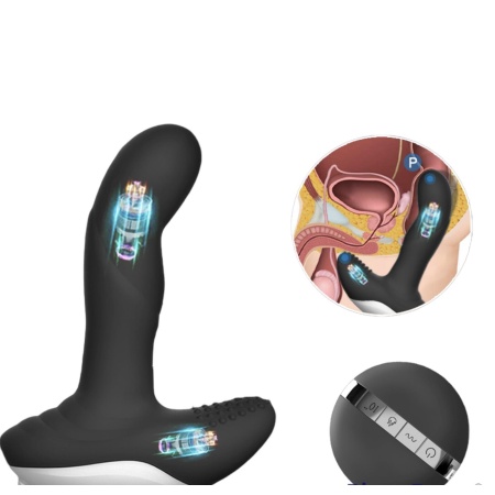 Masażer prostaty Prostate Stimulator 25 cm czarny - 4