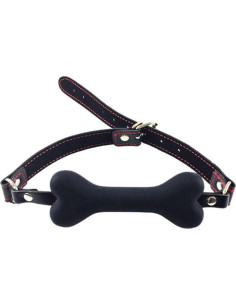Fetish Fever - Bone Gag - Black