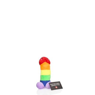 Penis Plushie 30 cm - Tęczowy Pluszak z Bawełny i Poliestru, 10 × 30 × 14 cm, 122 g, Bez Elementów Mechanicznych - 1