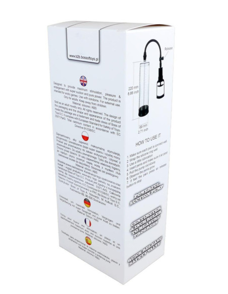 Pompka-Powerpump MAX - Black&Clear