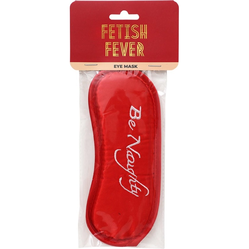 Fetish Fever - Eye Mask - Be Noughty - Red - 2