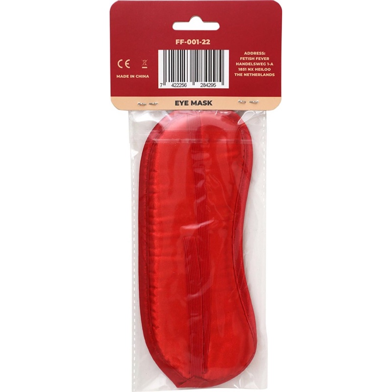 Fetish Fever - Eye Mask - Be Noughty - Red - 3