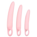 Vaginal Trainers – zestaw 3 dilatorów waginalnych: trzystopniowy, manualny, silikon medyczny, 14,1 / 17 / 19,1 cm, Ø 2,2–3,4 cm - 2
