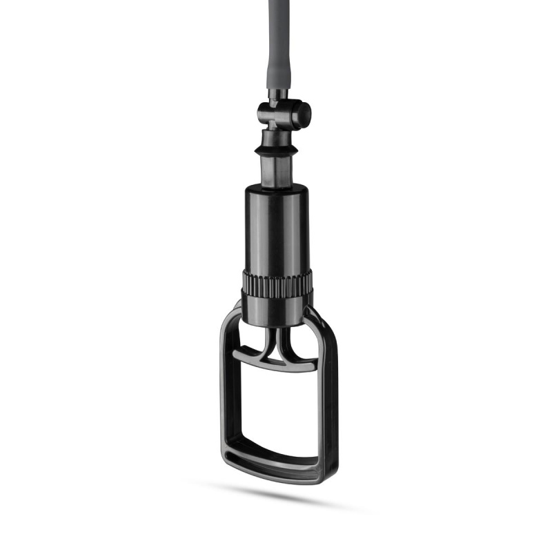 Pompka do penisa Finger Grip - cylinder próżniowy z uchwytem palcowym, 28 cm - 3