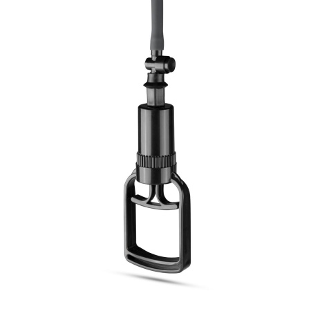 Pompka do penisa Finger Grip - cylinder próżniowy z uchwytem palcowym, 28 cm - 3