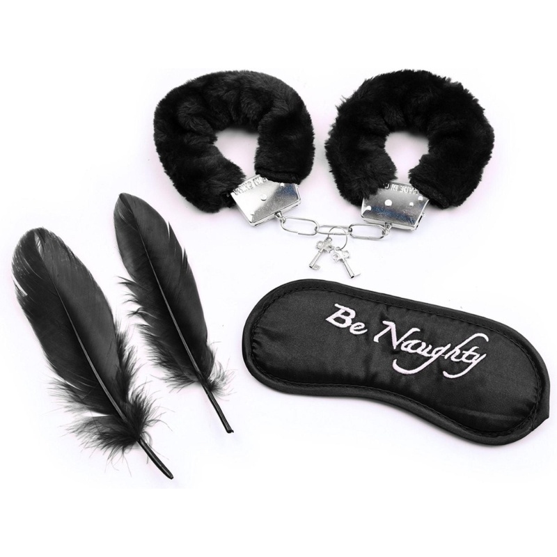 Fetish Fever - Bondage Set - 4 pieces - Black - 1