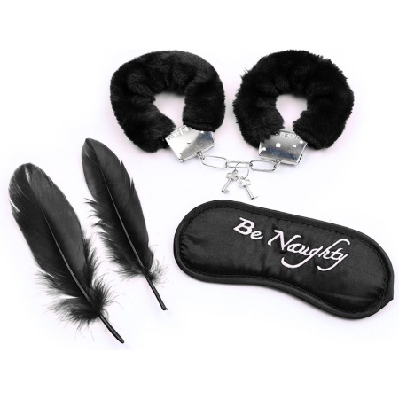 Fetish Fever - Bondage Set - 4 pieces - Black - 1