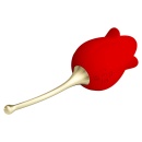 Stymulator Rose Lover z ruchomym języczkiem i wibracjami 14,2 cm - 5