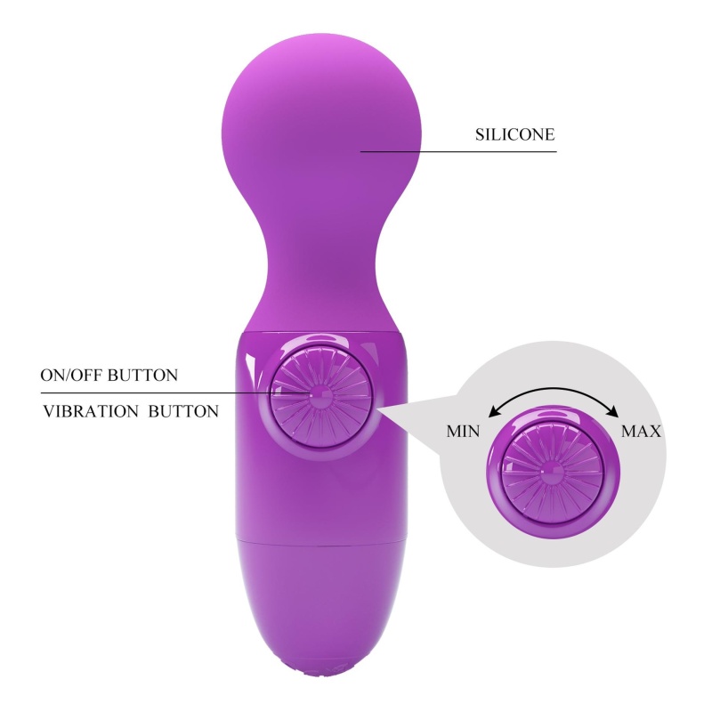 Masażer Mini stick z wibracjami, 15 cm - 9